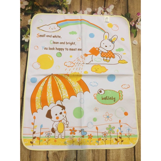 Miếng lót chống thấm Best Baby có đo chiều cao cho bé