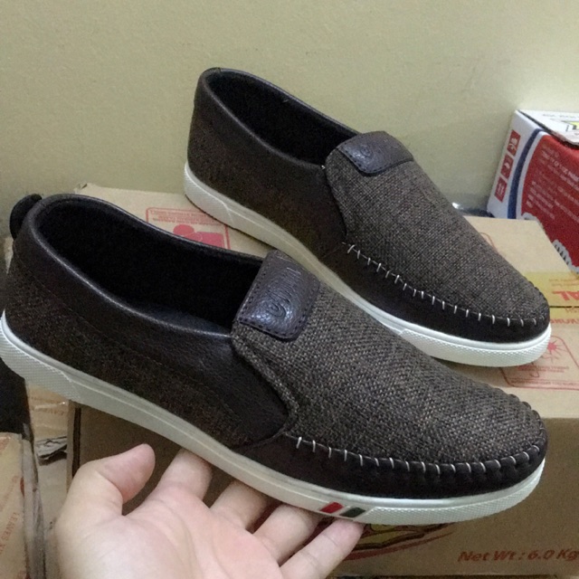 NHAP FSS12DEC 20%  GIẦY LƯỜI VẢI NAM SLIP ON THANH LỊCH | BigBuy360 - bigbuy360.vn