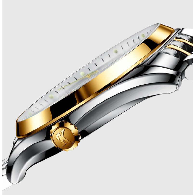 Đồng hồ nam chính hãng KASSAW K999-2  Kính sapphire ,chống xước,Chống nước ,BH 24 tháng,Máy cơ (Automatic) ,dây da xịn