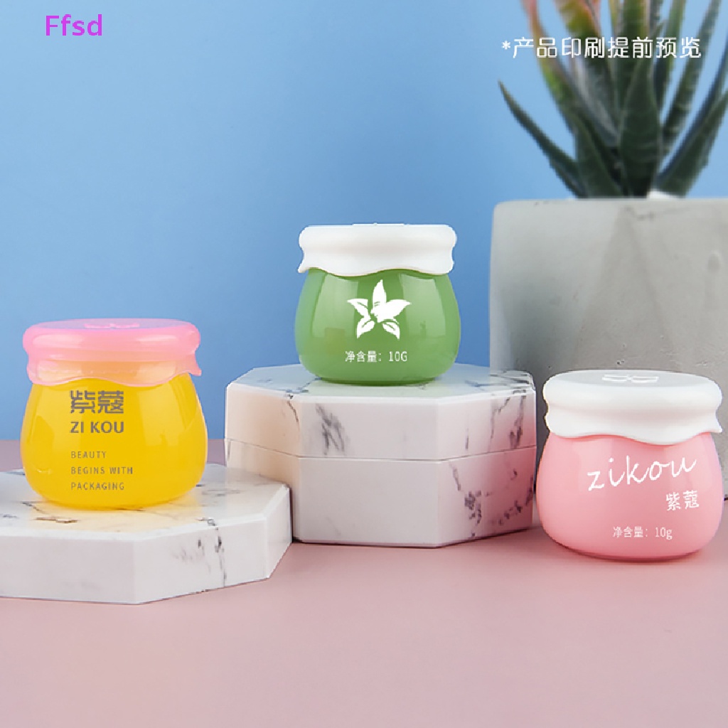 {Ffsd} 1Pc Cosmetic Jar Small Empty Cosmetic Refillable Bottles Plastic Eyeshadow Makeu *Hot Sale