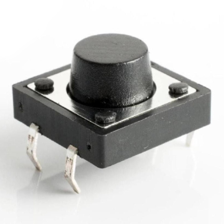Nút Nhấn 4 Chân 12x12x10.5mm Nhỏ Gọn