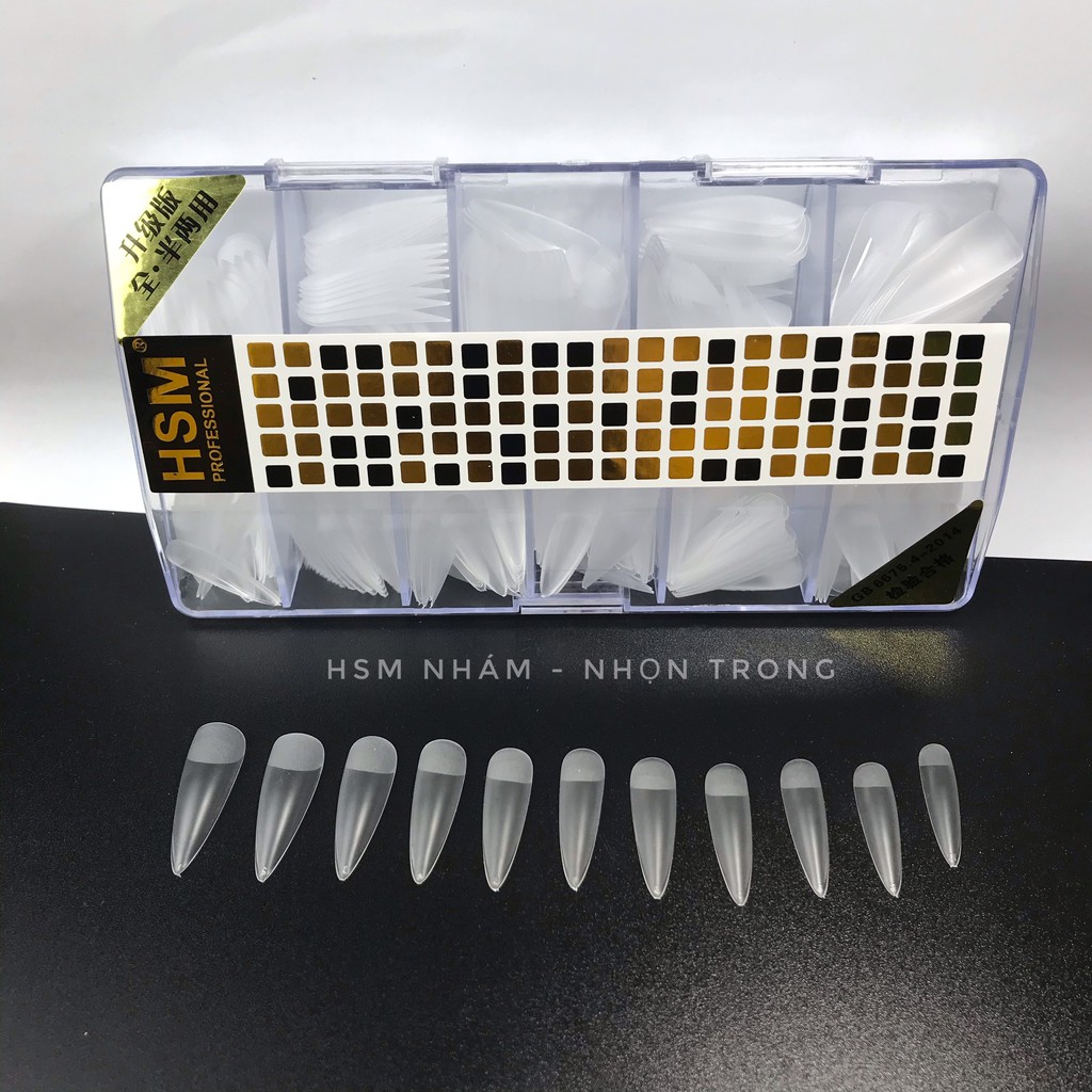 MÓNG ÚP HSM NHÁM - HSM PHOM NHỌN ÔM PHOM 504 MÓNG KHÔNG CẦN MÀI DŨA