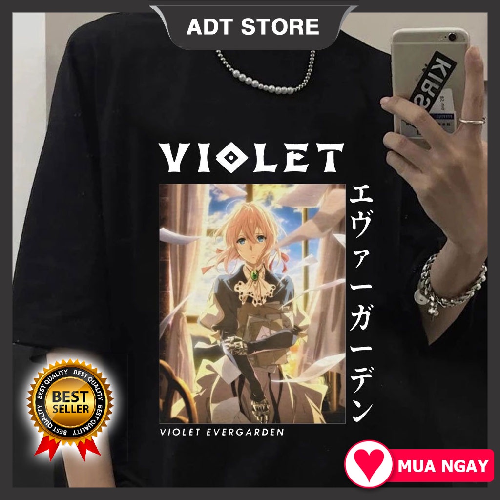 Top 4 Mẫu Áo thun anime Violet Evergarden mẫu HOT độc đẹp giá rẻ