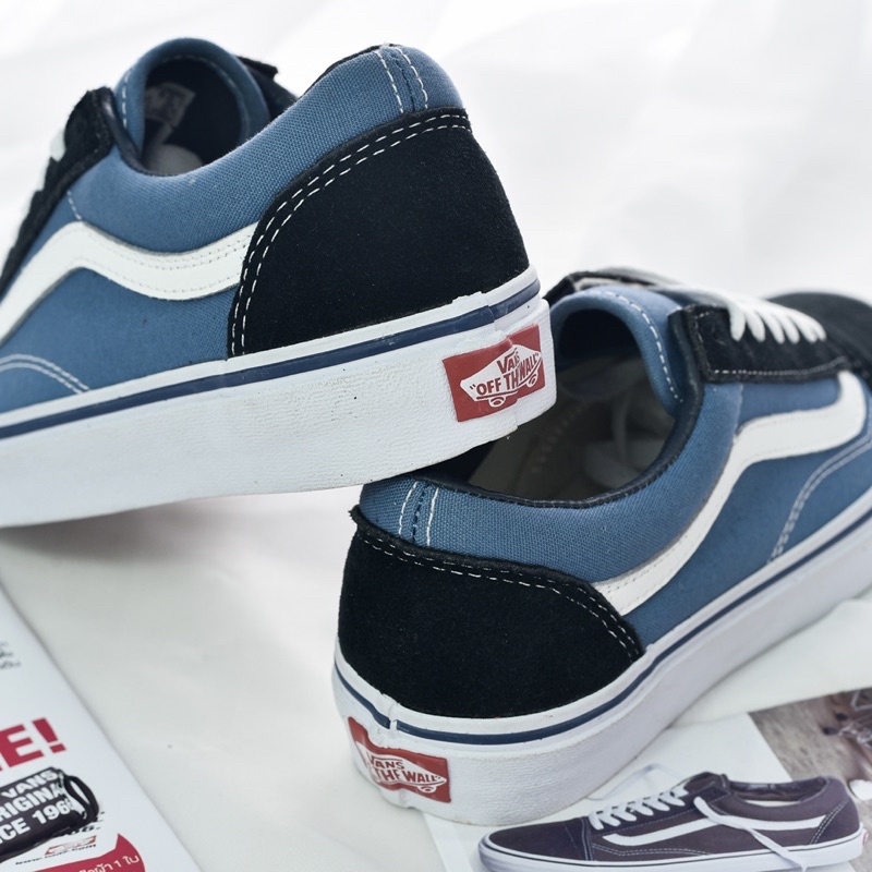 Giày Vans Old Skool nam nữ chính hãng, Vans Navi cao cấp full box bảo hành 6 tháng