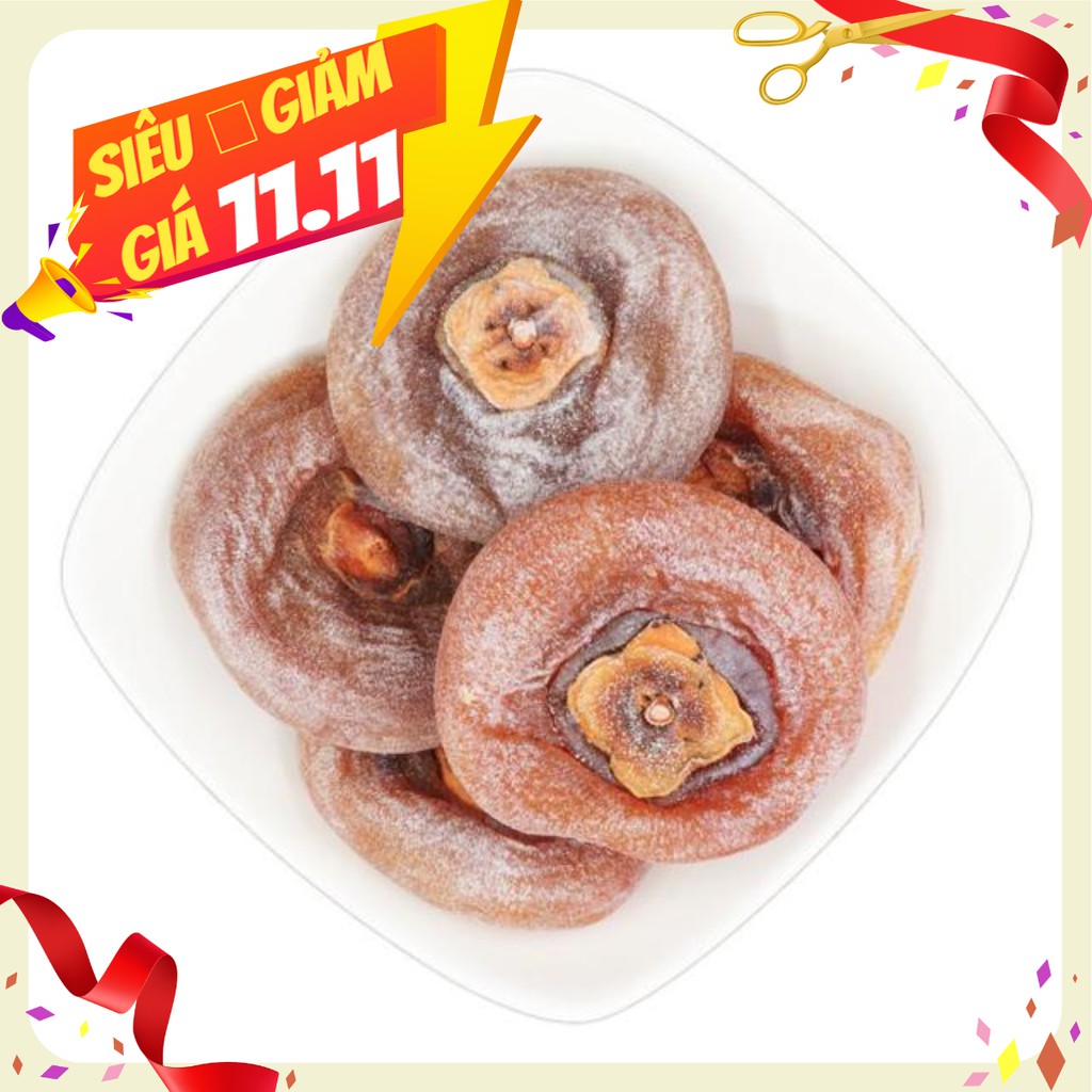 {Hồng mới ngon_HỒNG DẺO 500g} Hồng sấy Dẻo Nguyên trái Đà Lạt 500gr(hồng DẺO NHA QUÝ VỊ Ko  phải hồng KHÔ)