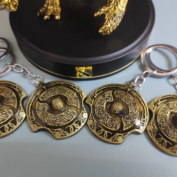 Móc chìa khoá kim loại khiên Aegis Dota2