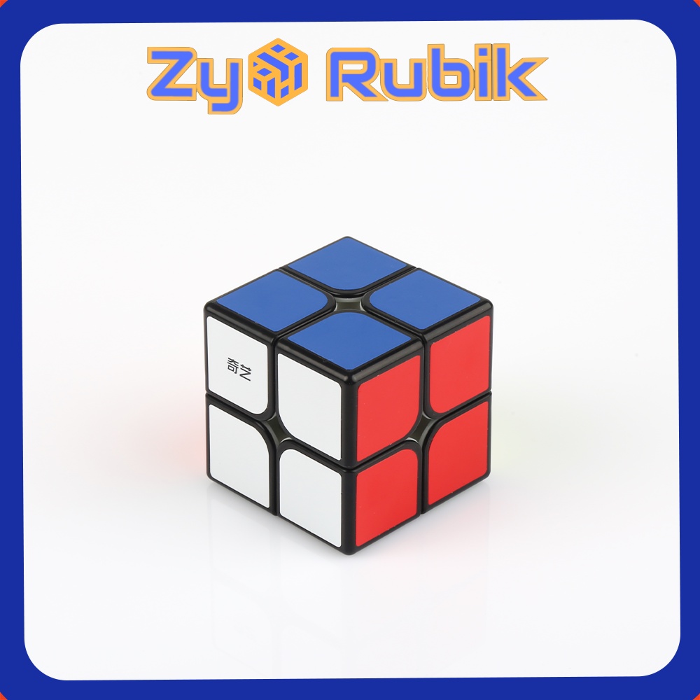 Rubik 2x2 QiYi QiDi W Black ( Viền Đen ) - Đồ Chơi Rubik 2 Tầng - ZyO Rubik