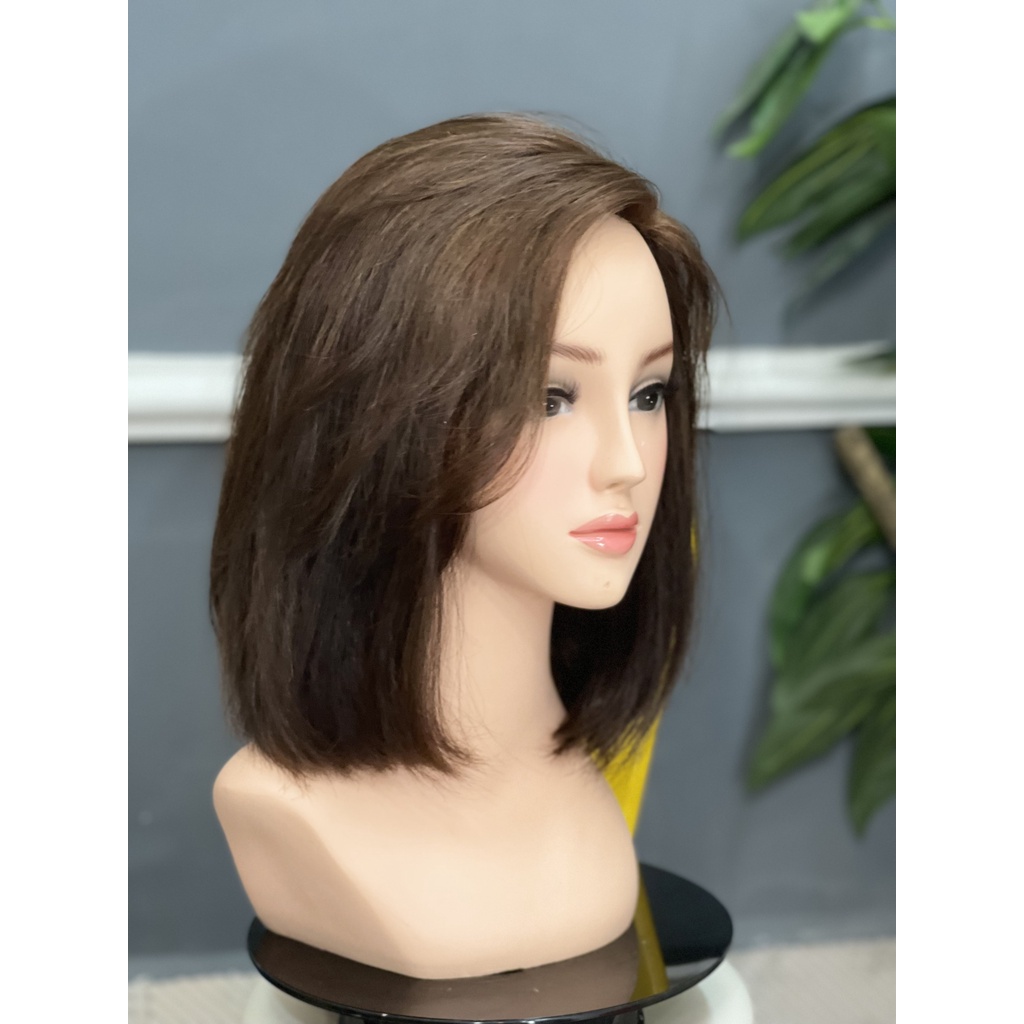 TÓC BỘ BẰNG TÓC THẬT 100% SIÊU DA LƯỚI ĐẦU