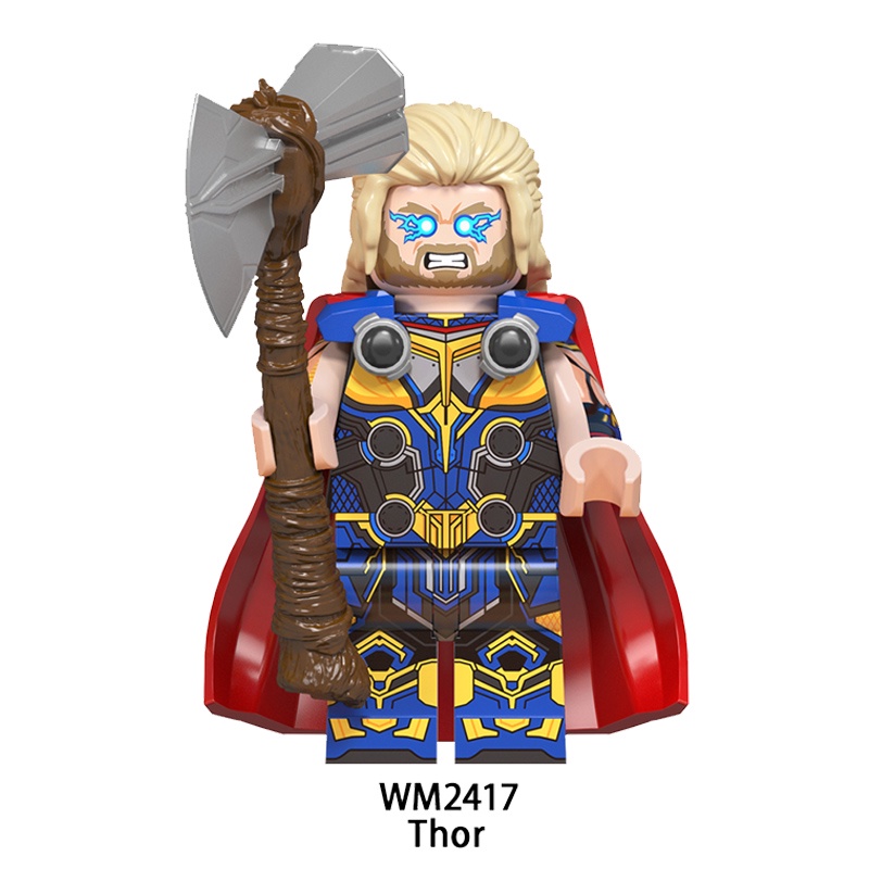 Đồ Chơi Lắp Ráp Siêu Anh Hùng WM6146 New Thor: Love and Thunder Star Lord Gorr Valkyrie Jane Foster