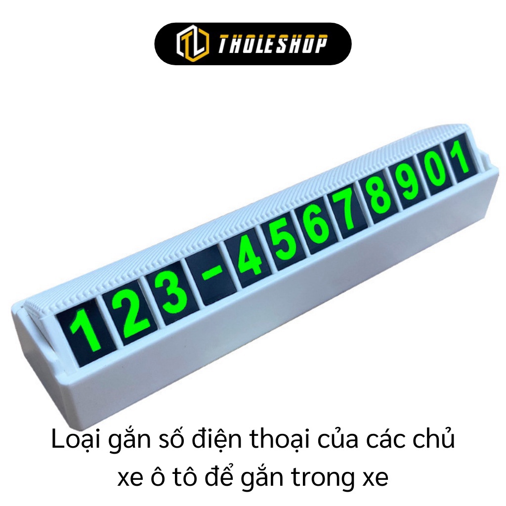 ✳️FREESHIP✳️ Thanh dán số điện thoại trên ô tô có phản quang 9512