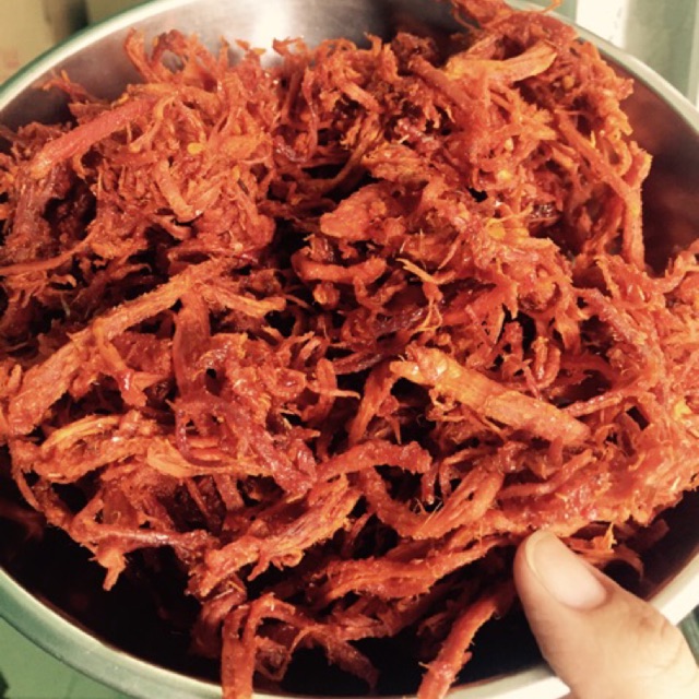 Khô heo sợi cary 500g tặng ô mai mơ | BigBuy360 - bigbuy360.vn