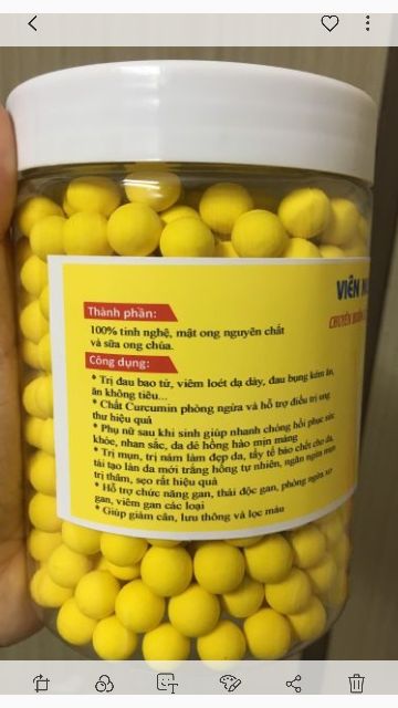 Viên tinh nghệ mật ong hộp có đủ cn vsattp in trên hộp | BigBuy360 - bigbuy360.vn