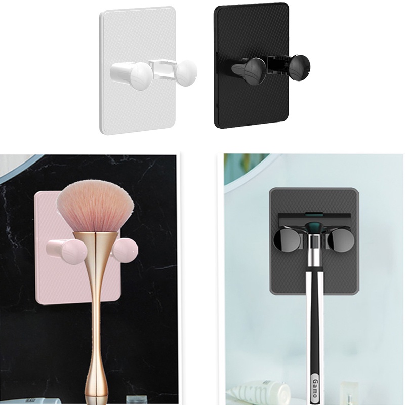 Giá đỡ dao cạo râu gắn tường đa năng chống thấm nước tiện dụng cho nhà tắm