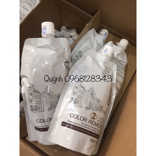 Bóc đỏ đen pallamina cặp 500ml không gây hại tóc