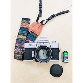 Máy ảnh chụp film Minolta SR505 + lens Minolta MC 55f1.7 ngàm MD