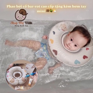 Phao cổ Bar rot tập bơi cho bé từ 1-12 tháng chính hãng [ Tặng kèm bơm hơi]🫒🐻👶🏻💦