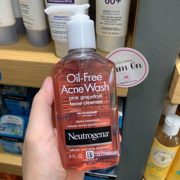 SALE SALE Sữa rửa mặt giảm mụn Neutrogena Pink Grapefruit Acne Face Wash ( 177mL ) SALE SALE