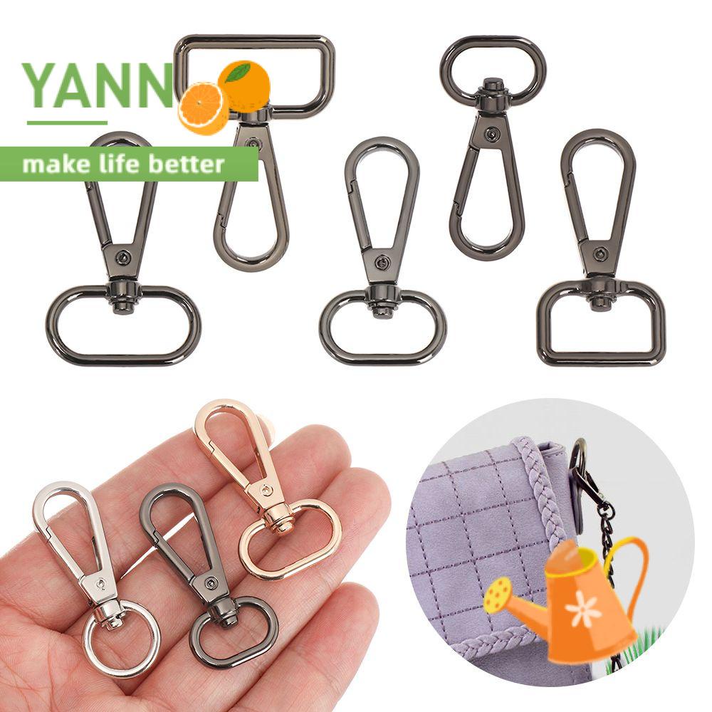 Bộ 5 Móc Khóa Vòng Nhẫn Kim Loại Chuyên Dụng Cho Túi/ Chìa Khóa DIY