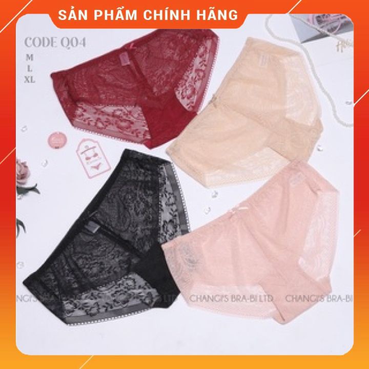 Quần Lót Nữ Lorencia Mã Q04 Ren Cotton Siêu Mỏng Siêu Nhẹ Quyến Rũ