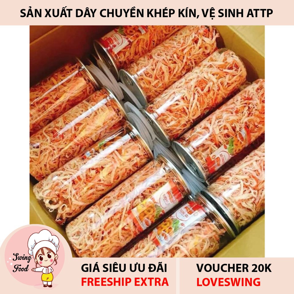 Mực Hấp Nước Dừa Xé Sợi Hũ Lớn 💖 FREESHIP 💖  Mực xé sợi hấp dừa đặc sản chuẩn vị thơm ngon chất lượng thượng hạng | BigBuy360 - bigbuy360.vn
