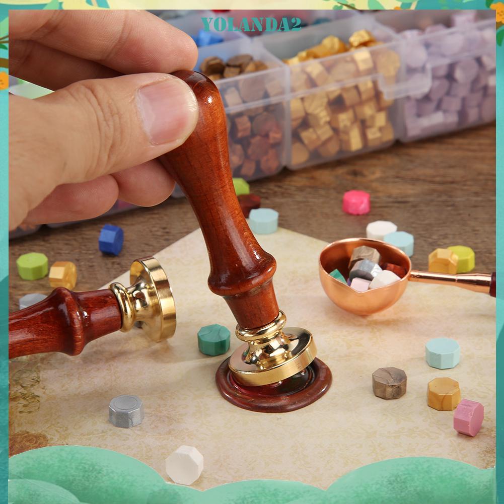 Đầu Con Dấu Sáp 25Mm Hình Hoa Hồng Cổ Điển