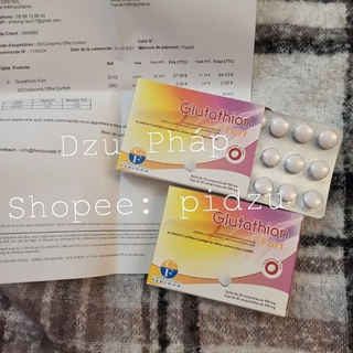 Viên ngậm trắng da Glutathion Fort