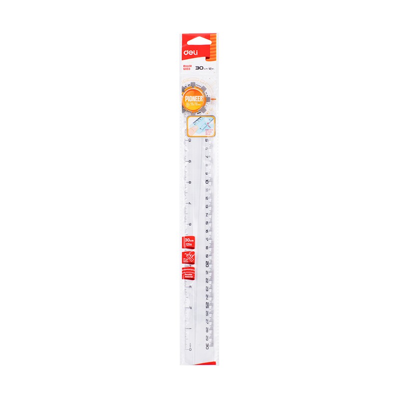 Thước Kẻ Nhựa 30 cm - EG00312 DELI