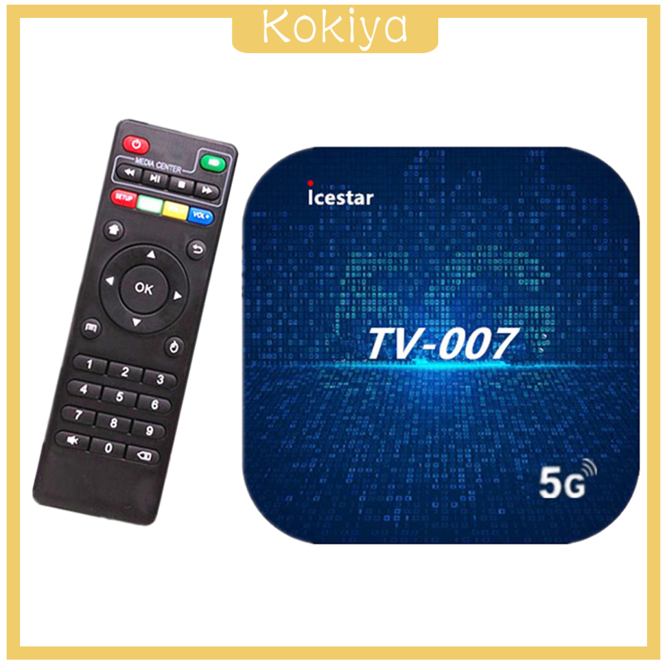 [KOKIYA]Smart Android 9.0 TV Box Android Box 5G Dual WiFi BT HDMI 2.0 Remote Control