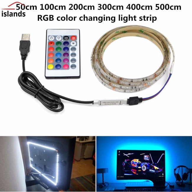 Dây đèn Led không thấm nước có điều khiển từ xa USB 5V chất lượng cao