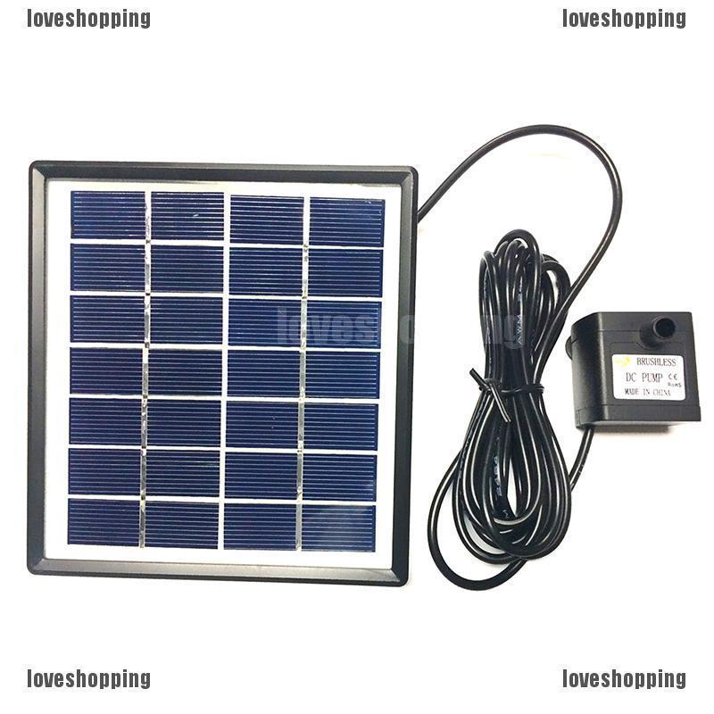 Máy Bơm Phun Nước Sử Dụng Năng Lượng Mặt Trời 12V / 5W Cho Hồ Bơi