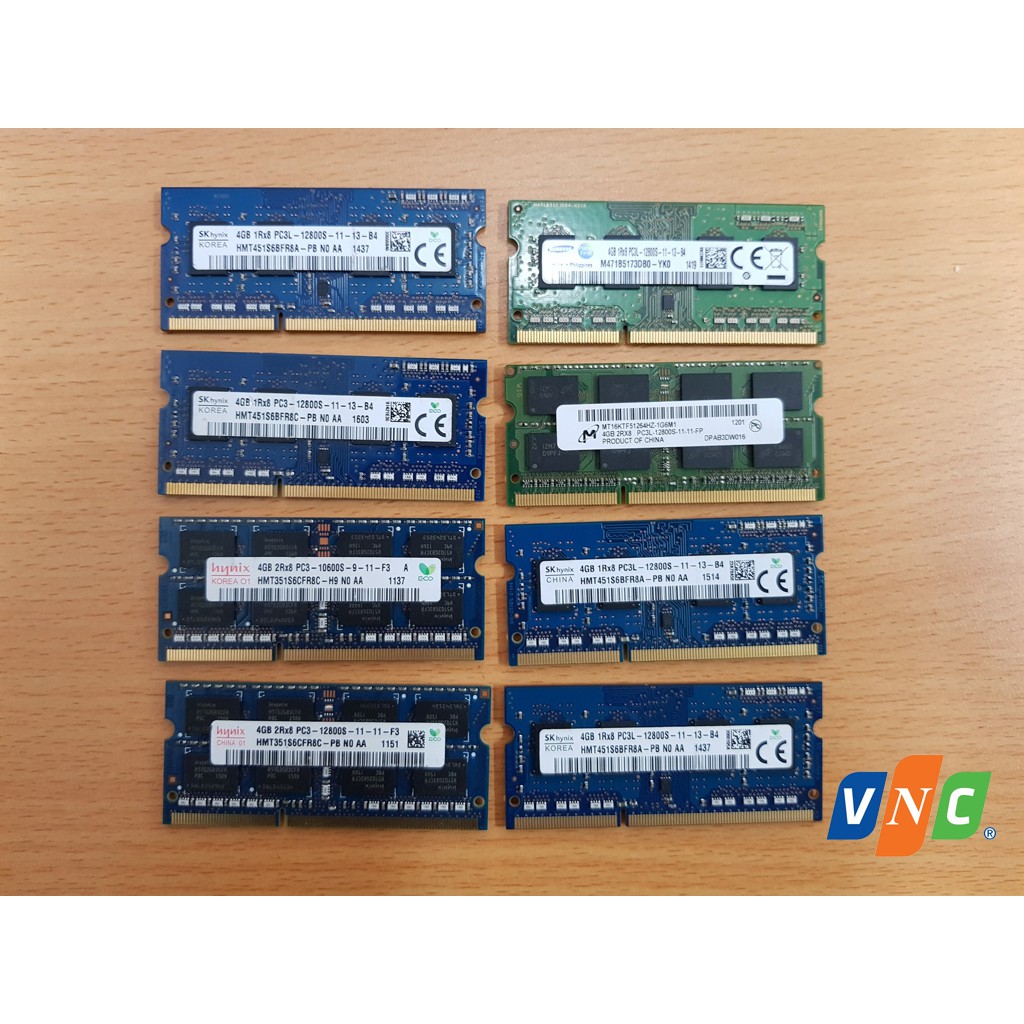 Ram Laptop ddr3 4g / DDR3L 4G hàng chính hãng bóc máy