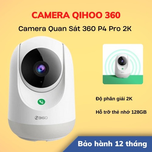 [Hỏa Tốc - HCM] Camera Quan Sát 360 P4 Pro 2K 1296P, H264+ Smart AI App Botslab | Hàng Chính Hãng | BH 12T | LSB Store