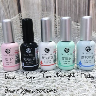 BỘ BASE TOP CỨNG MÓNG TOP LÌ ROSE
