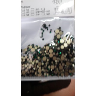 Đá tiệp Nail Trang Trí Móng, Mix Size 1440 viên
