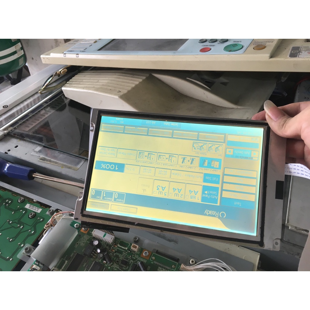 Mặt quắc máy photocopy, màn hình hiển thị mp5500-6000-7500-8000-6001-7001-8001-9001-6002-7502-9002