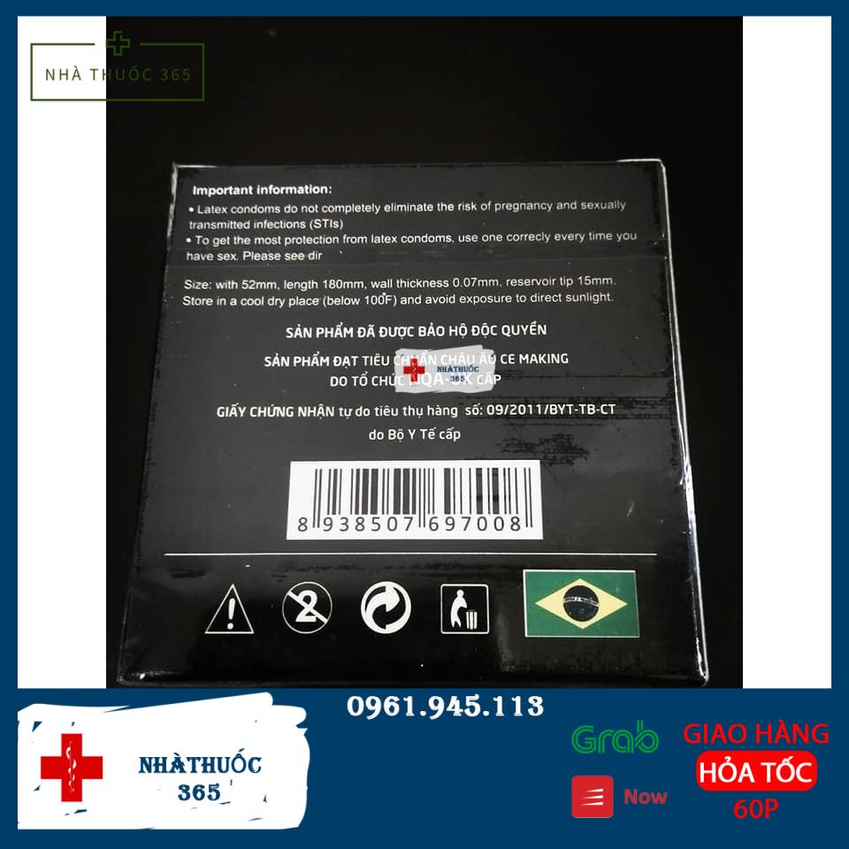 Combo 2h bao cao su Rocmen gai lớn, kéo dài thời gian chính hãng