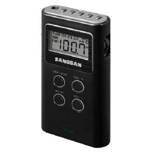 ĐÀI RADIO WALKMAN , super mini RADIO SANGEAN DT-180 KỸ THUẬT SỐ  stereo , không có loa