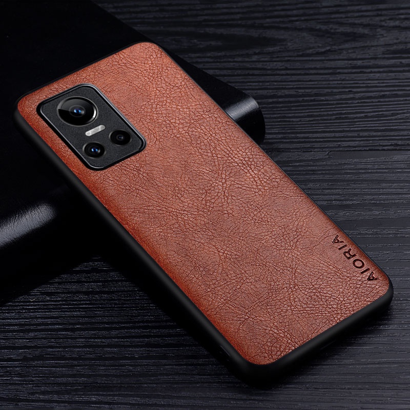 Ốp Điện Thoại TPU & PC Cứng Da PU 2 Trong 1 Cho oppo realme gt neo3