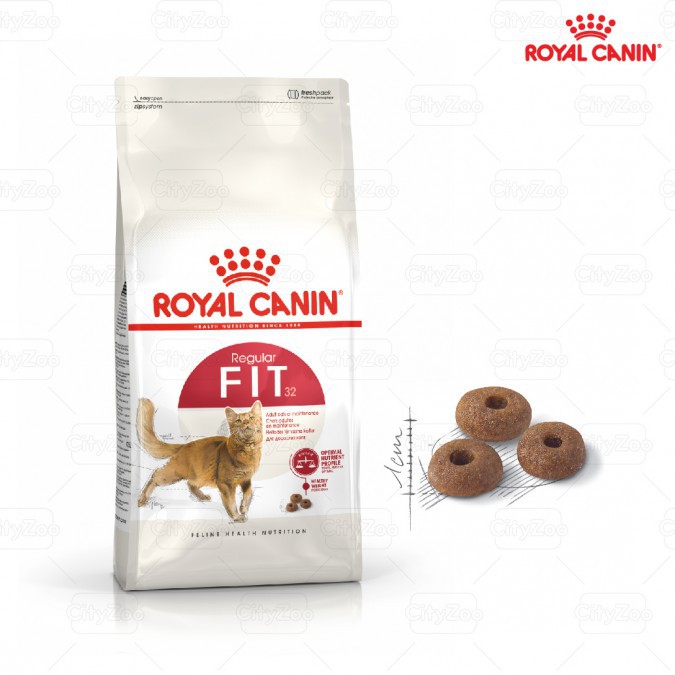 2kg(❁´◡`❁)ROYAL CANIN FIT32 Dành cho mèo trưởng thành trên 12 tháng tuổi - vận động thường xuyên.