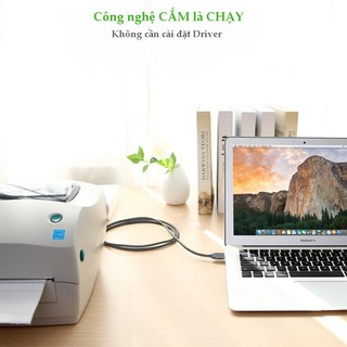 Cáp máy in USB to DB25 Ugreen 20224