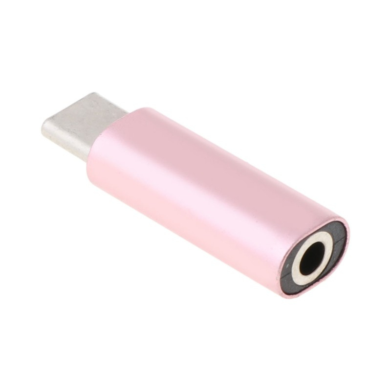 Đầu Chuyển Đổi Âm Thanh Cổng Usb Type C Sang Cổng Cắm 3.5mm Cho Xiaomi Huawei Google Pixel Oneplus 1