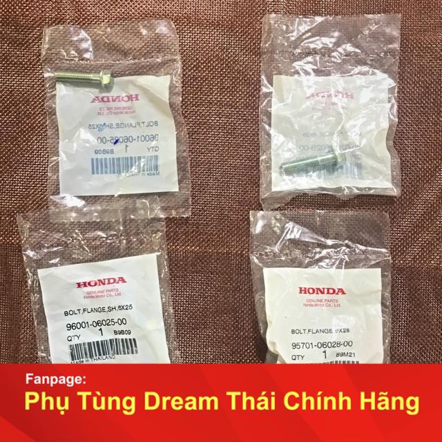 [PTD] -  Bộ 4 ốc bắt cổ hút xe dream - Honda thái lan