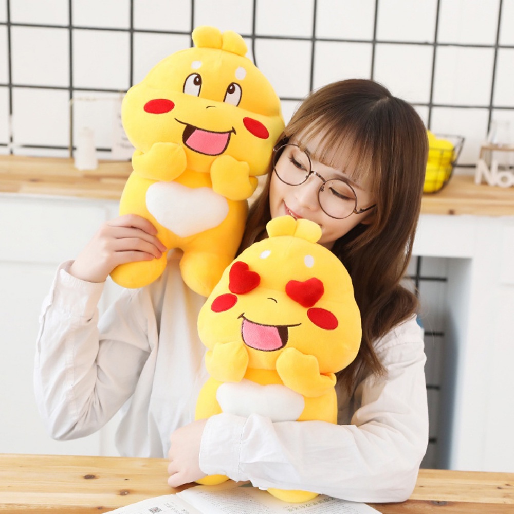 Qoobee nhồi bông ngộ nghĩnh- Gấu bông Qoobee cho bé - Vải co dãn mềm mịn - size 80cm