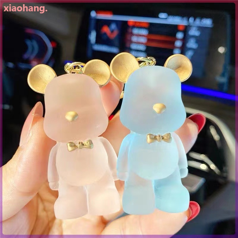Móc Chìa Khóa Hình Gấu Hoạt Hình Đính Pha Lê Dễ Thương