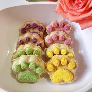 bánh (cookie) hình bàn chân ( nhiều vị) dành cho hamster, sóc, nhím, chó mèo