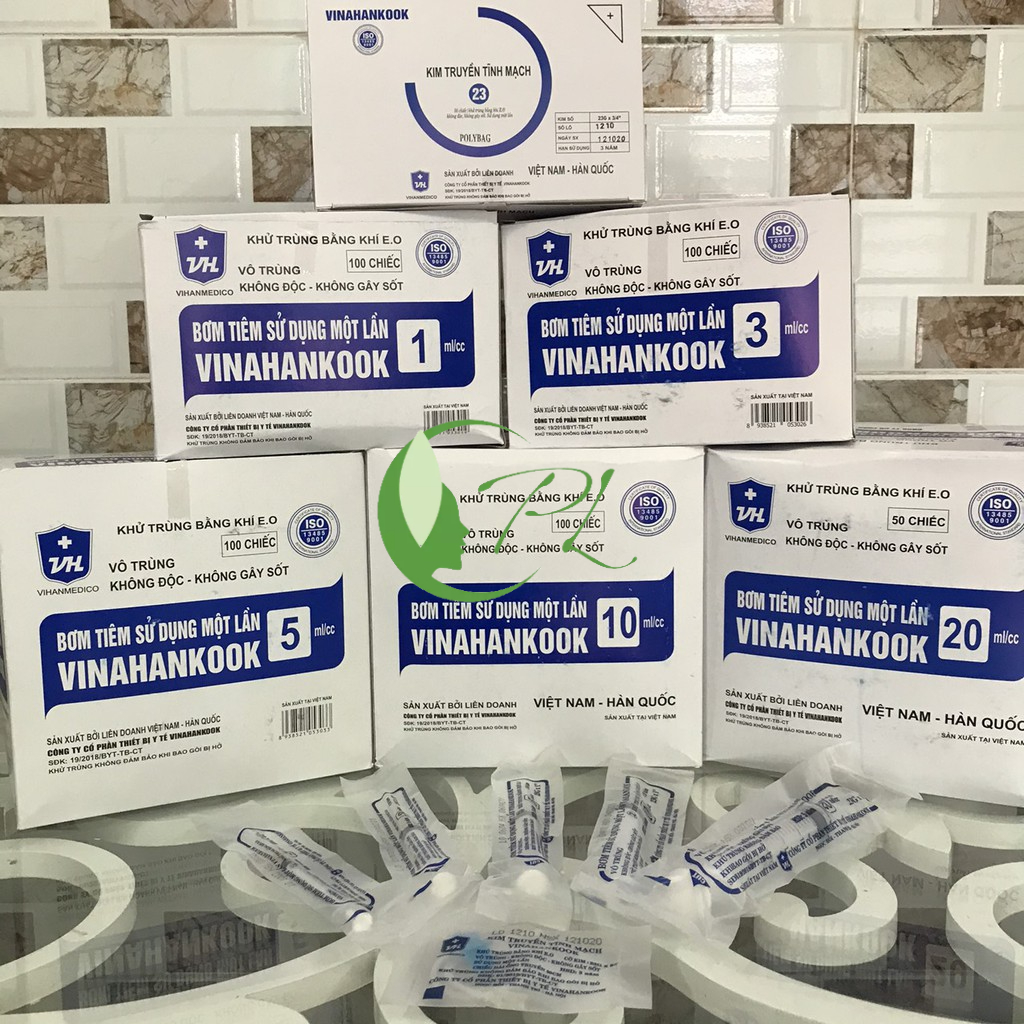 Bơm Tiêm 1cc , 3cc , 5cc , 10cc , 20cc , 50cc Vinahankook