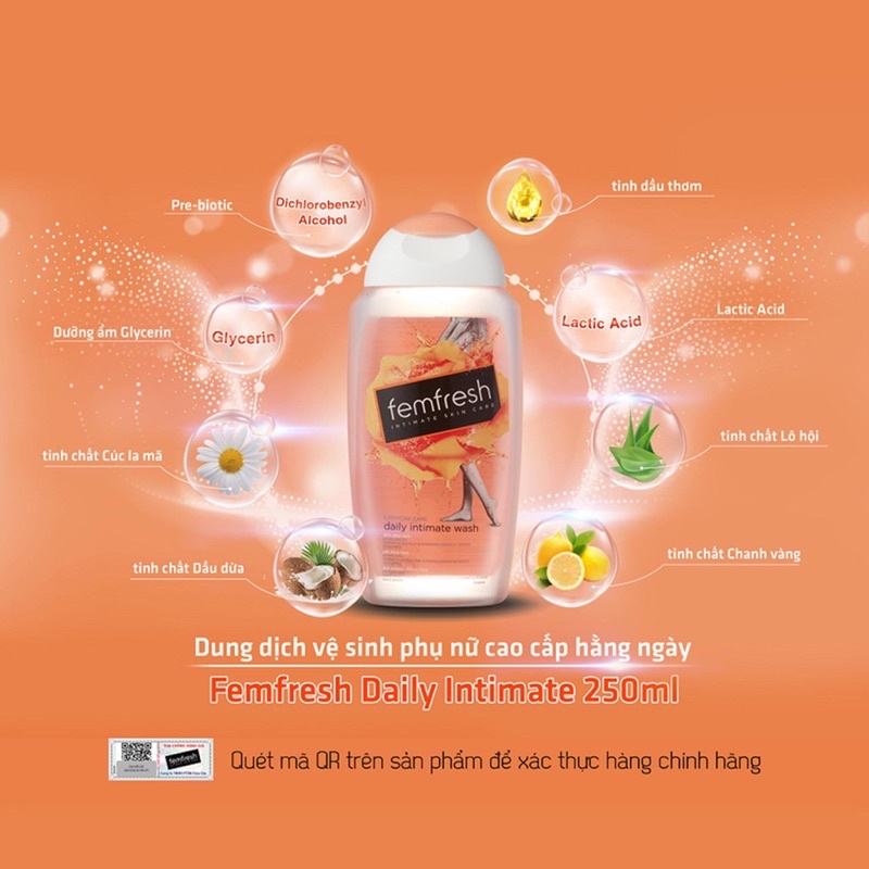 Dung dịch vệ sinh phụ nữ Femfresh Daily Intimate Wash