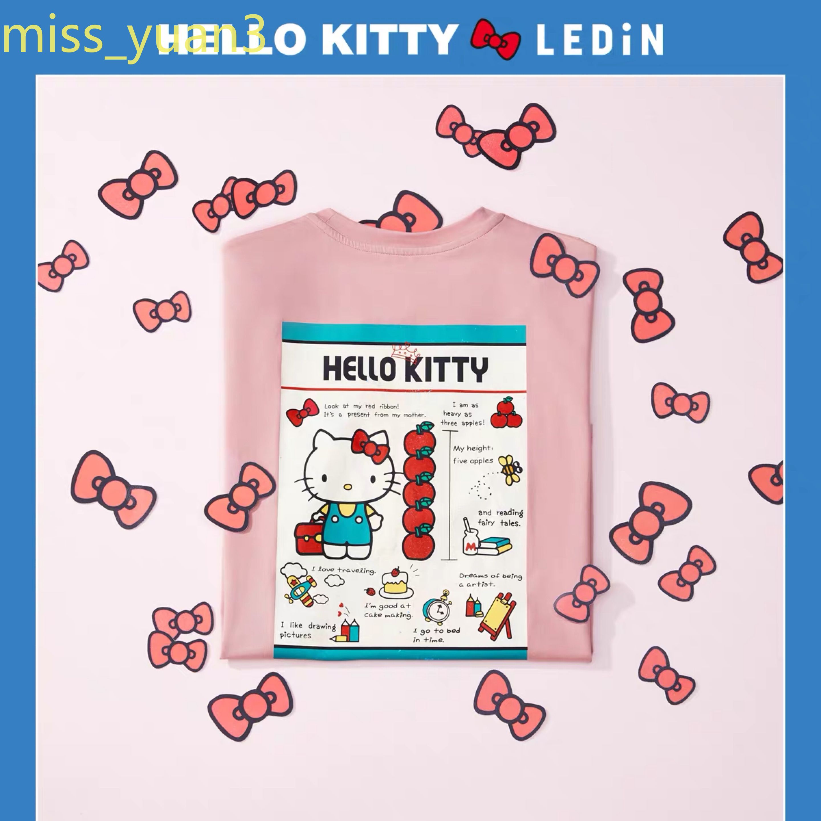 Áo Thun Ngắn Tay In Hình Hello Kitty Phong Cách Retro 2020 Dành Cho Nữ