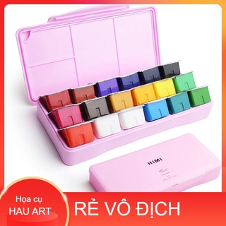 Màu nước dạng thạch Himi Gouache pan set