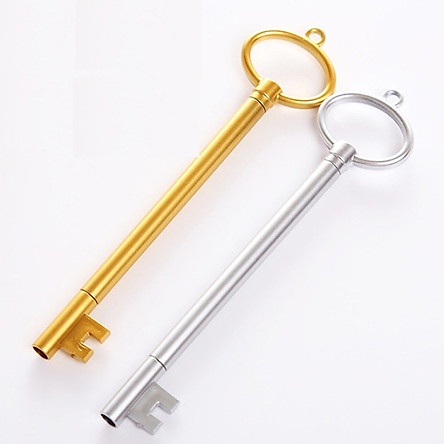 Bút bi mực đen ngòi 0.38mm thiết kế hình chìa khóa độc đáo A0078
